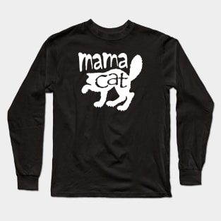 Mama Cat Long Sleeve T-Shirt